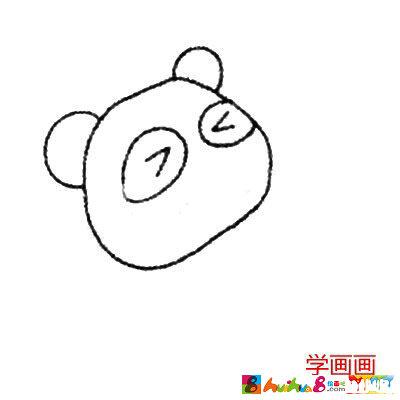 大熊猫图片简笔画可爱