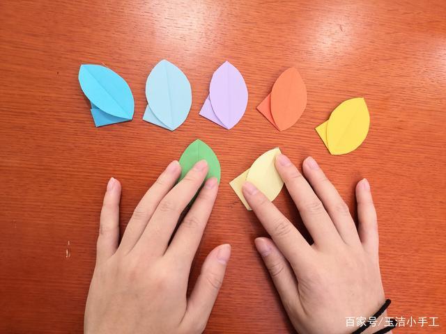 折纸教程七色花折出来真的很美可以学起来咯