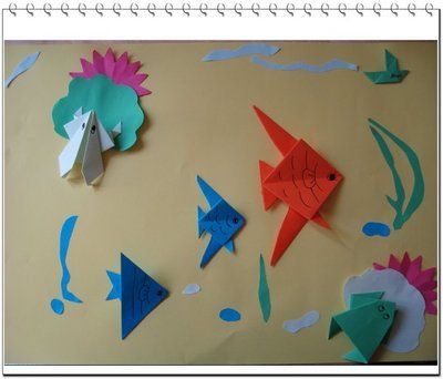 幼儿园教师折纸贴画幼儿园教师折纸贴画图片大全
