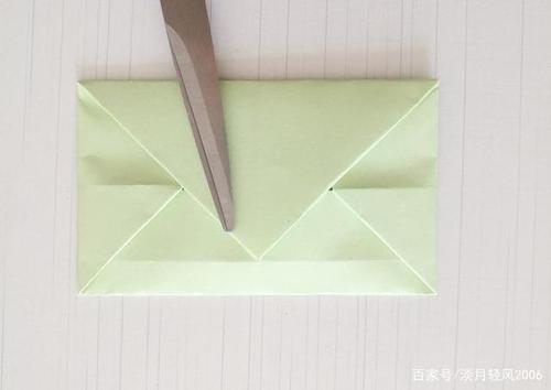幼儿园手工简单折纸教程用一张正方形纸折一个实用的信封