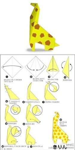 简单易学的小动物折纸