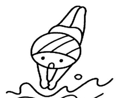 游泳的小朋友简笔画人物头像简笔画
