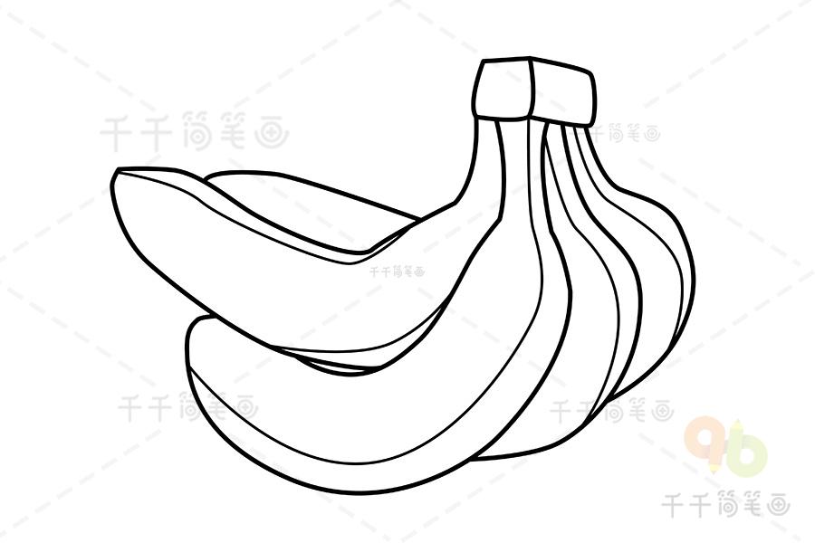 各种香蕉简笔画的画法图片大全
