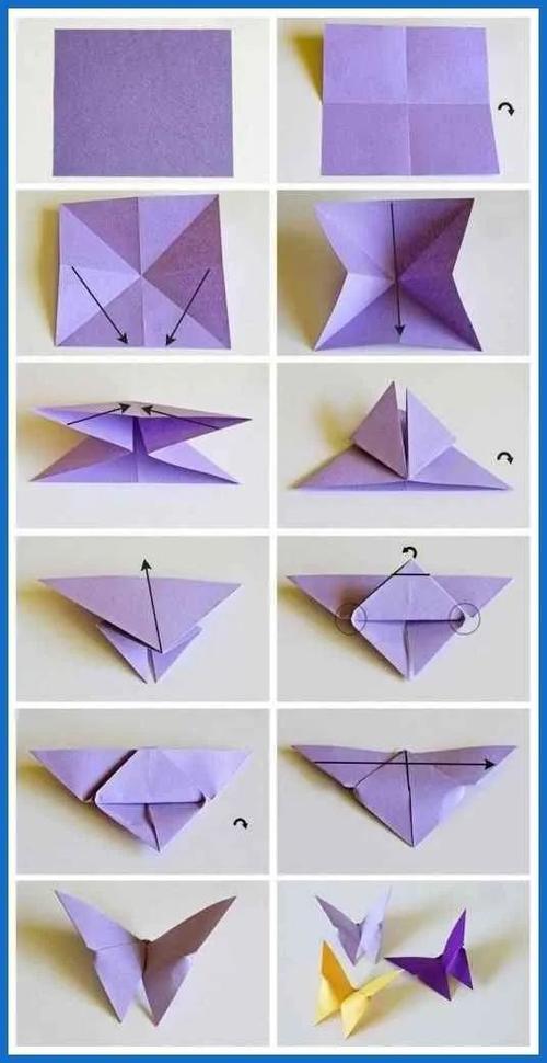 之后家长可以给幼儿提供一些儿童折纸大全让孩子边看图边学习折纸