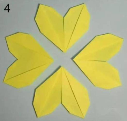 纸花的折纸教程图解