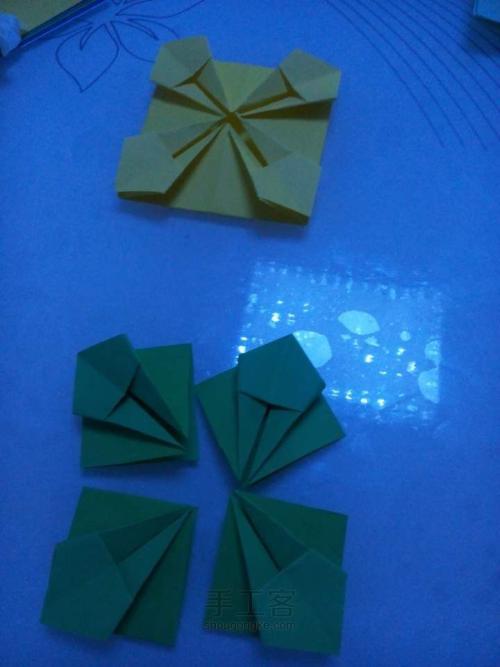 美丽的花篮折纸教程