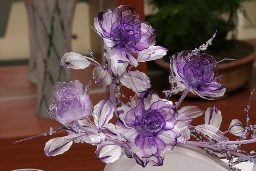 手工折纸水晶花
