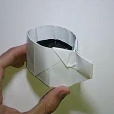 折纸咖啡杯的立体折纸手工制作教程