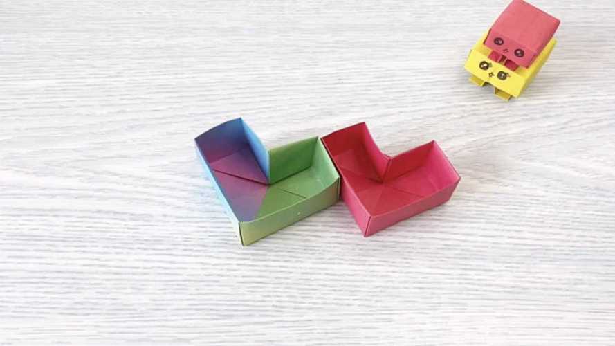 心形盒子折纸教程简单好折超实用收纳盒手工折纸一起来折纸
