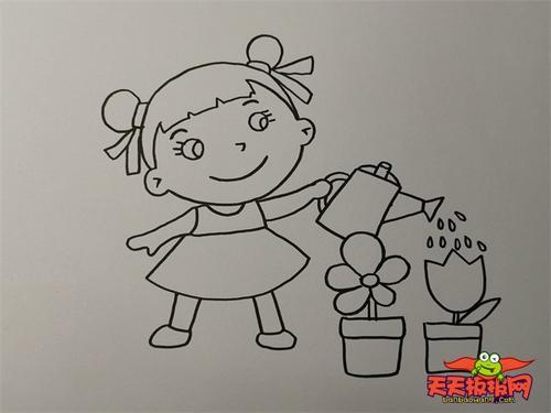 五一劳动节一年级儿童简笔画