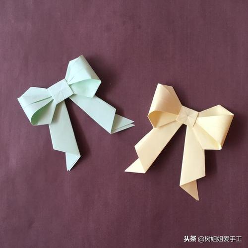 折纸教程蝴蝶结简单又美丽-折纸大全-编法图解-中国结艺网