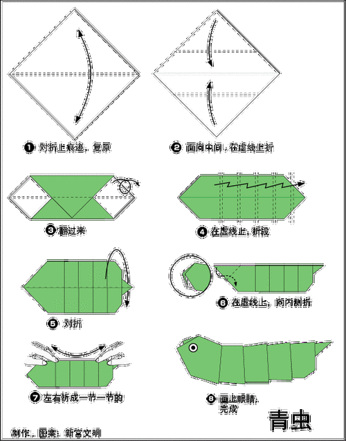 各种昆虫折纸手工教程