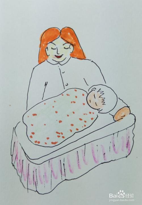 怎样画儿童简笔画看宝宝睡得香