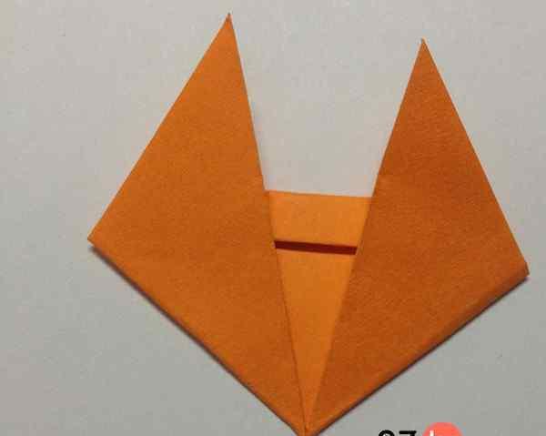 狐狸折纸 儿童折纸小狐狸折纸图解教程