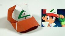 教你折纸《精灵宝可梦》小智的帽子喜欢折纸的小伙伴们不要错过