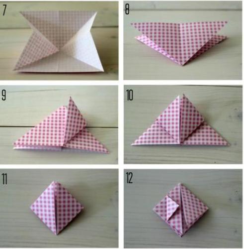 双三角形折纸作品图片