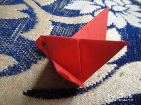 儿童简易折纸--水鸟