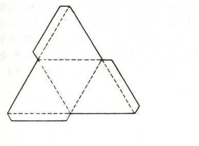 三棱锥折纸展开图