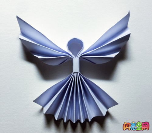 简易天使的折纸教程