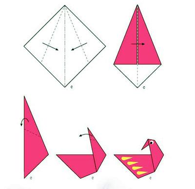 小班最简单折纸动物头
