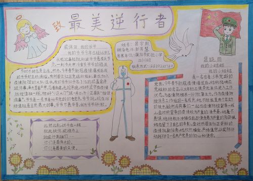 致敬最美逆行者濮阳市实验小学二年级11班手抄报展示