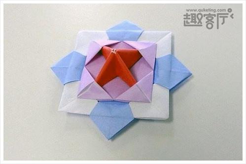 手工折纸陀螺图片大全 儿童简单折好玩的玩具