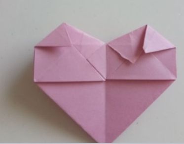 爱心折纸怎么叠教程