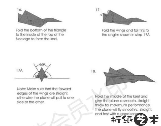 f系列战斗机折纸教程图解 f系列战斗机折纸怎么折