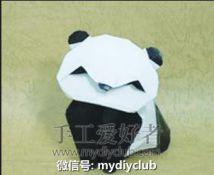 这世界上最简单的小熊猫折纸