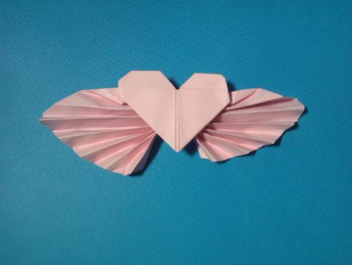 折纸王子教你折羽之 天使心 带翅膀的爱心 飞心  天使之心
