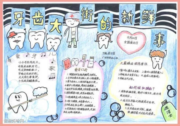 9张关于爱护牙齿的手抄报