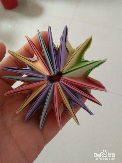 折纸烟花折法百度