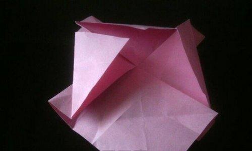 玫瑰花折纸步骤图 sk玫瑰折纸教程分享折纸玫瑰花步骤图解-超美的梦幻
