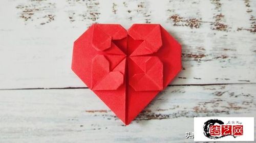 五个爱心折纸教程步骤图简单爱心折纸做法