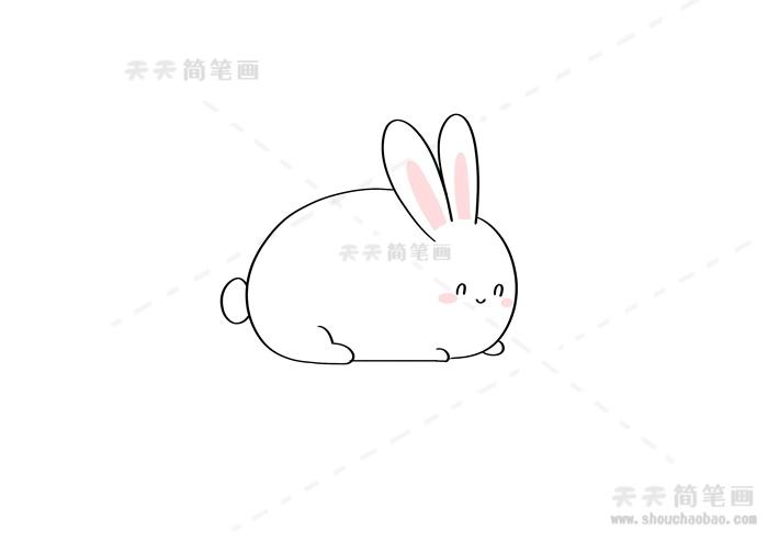 太空兔子漫画简笔画