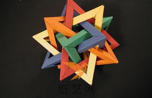 几何半立体折纸教学 手工折纸大全-80作文吧文学网