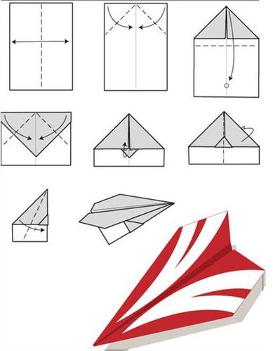 飞的最快最好折的纸飞机折纸大全 - 折纸飞机折纸大全纸飞机战斗机
