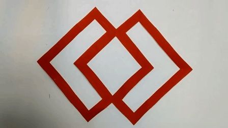 折纸双菱形