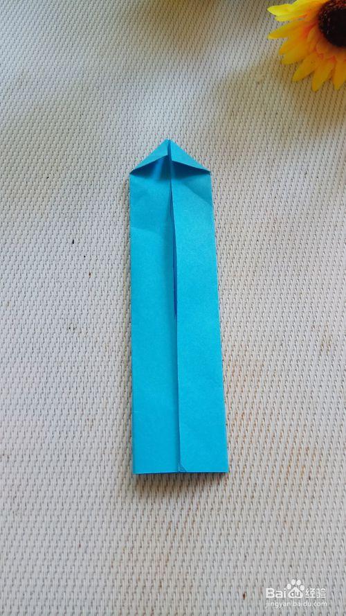 儿童折纸工具扳手的折法