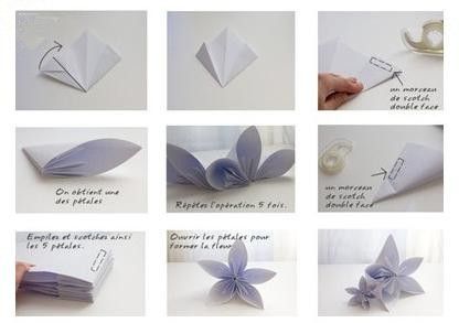 简单的手工折纸花 樱花折纸步骤图解百度经验