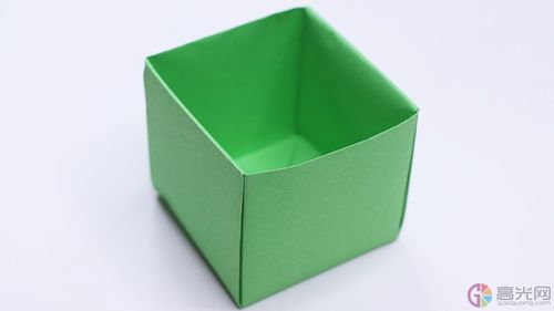 垃圾桶正方形折纸教程