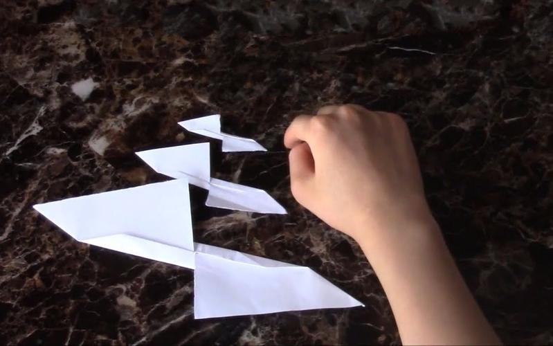 教你折纸飞刀纸蜻蜓经典简单好玩