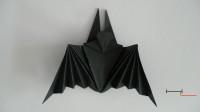 快速手工折纸蝙蝠教学
