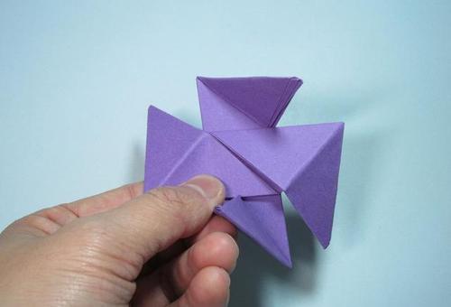 亲子手工折纸简单飞镖的折法