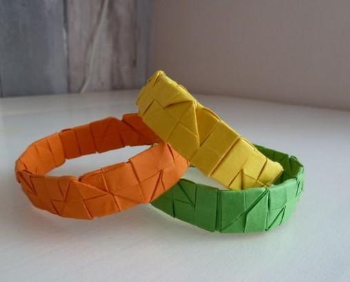 手镯折纸教程如何折出漂亮的手镯