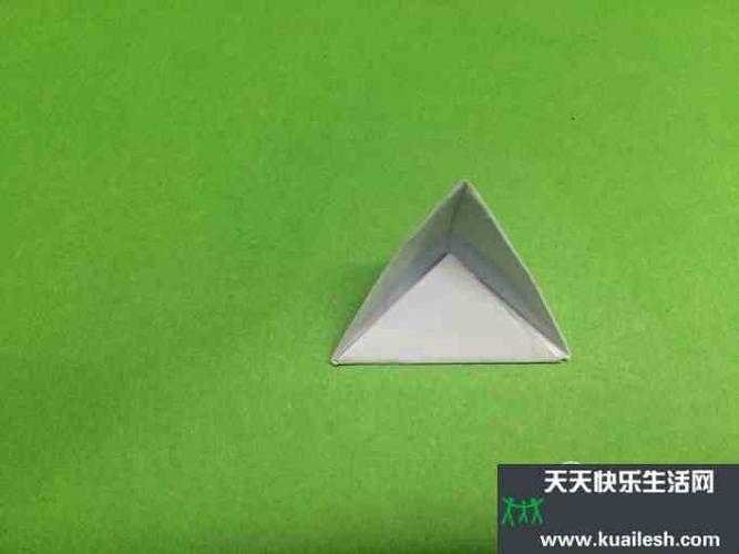 折纸教程怎样折一个三棱锥