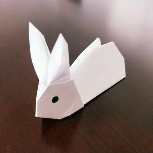 立体折纸兔子