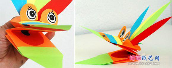 动物指套折纸教程 手工折纸大全-80作文吧文学网