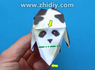 手工折纸简单大熊猫图解教程