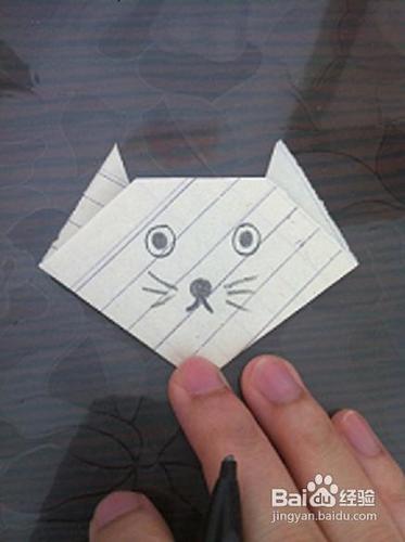 乐趣小制作教你折纸小猫